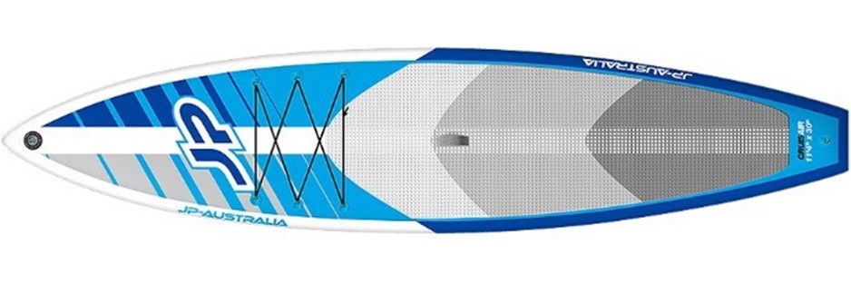 Aufblasbares Surfbrett beim Windsurfing